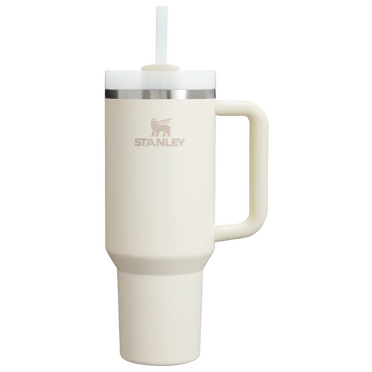 Stanley Cream White Quencher Flowstate 40 OZ Tumbler Cup