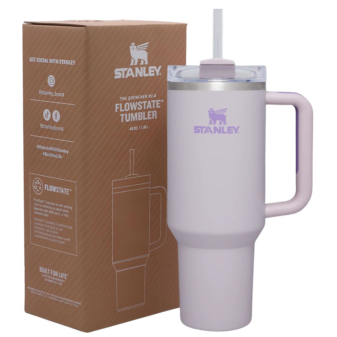 Stanley Purple Quencher Flowstate 40 OZ Tumbler Cup
