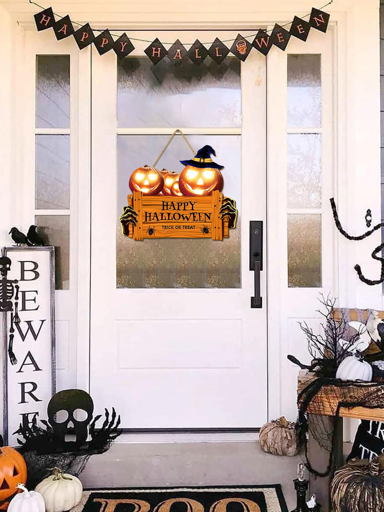 Halloween Wooden Sign