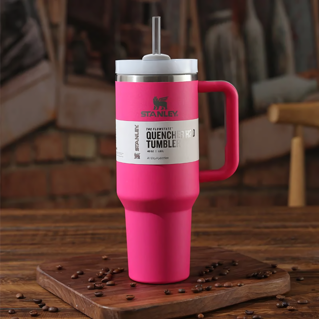 Stanley Hot Pink 40 OZ Tumbler